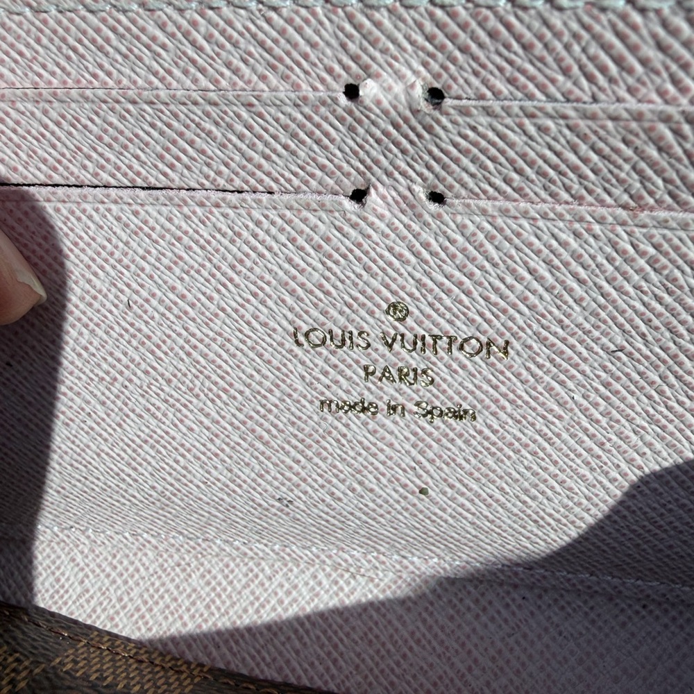Louis Vuitton 2016 Damier Ebene Pattern Clemence Wallet - Picture 6 of 8